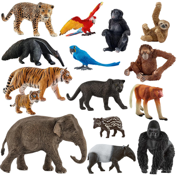 Schleich Jungle Animals – 15 piece set