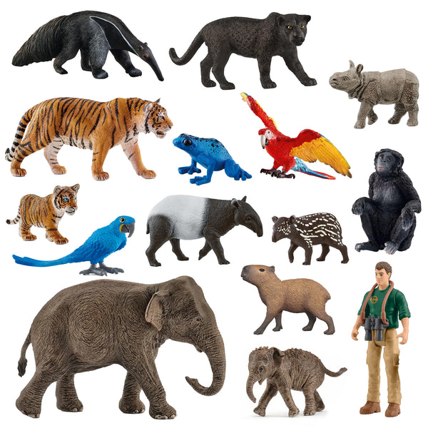 Schleich Jungle Animals – 15 piece set