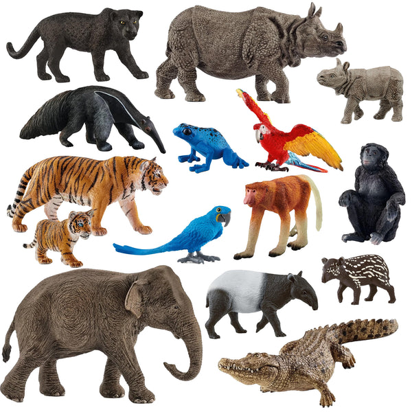 Schleich Jungle Animals – 15 piece set