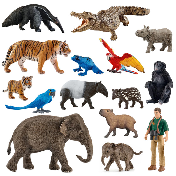 Schleich Jungle Animals – 15 piece set