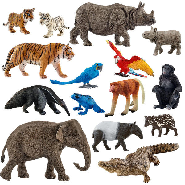 Schleich Jungle Animals – 15 piece set