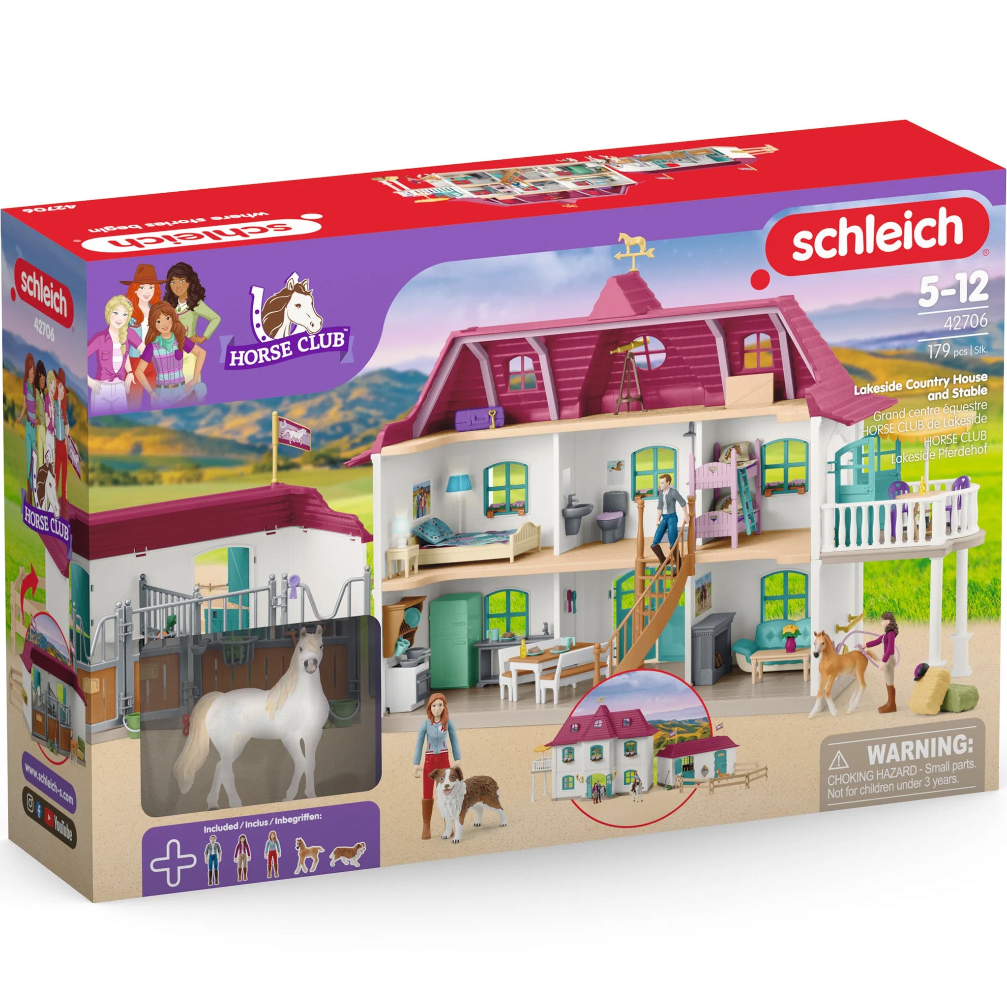 Schleich Pferdehof Artikel online kaufen Schleich Lakeside Country House and Stable – Animal Kingdoms Toy Store