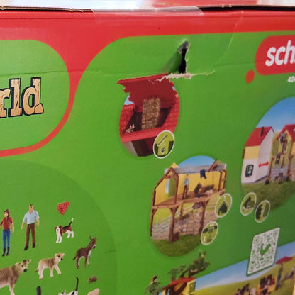 Schleich Large Farm House - Damaged Box