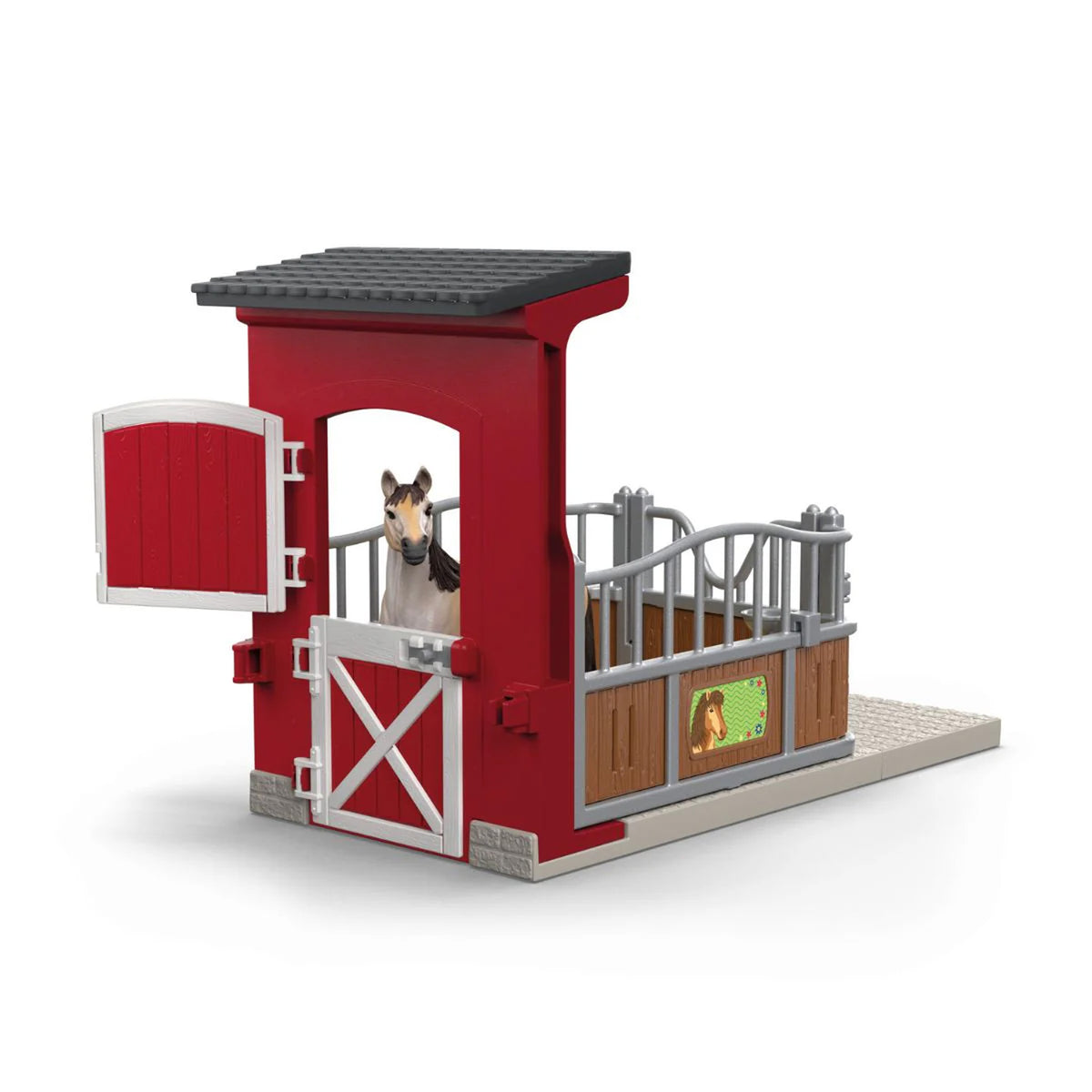 Schleich Ponybox with Mustang mare