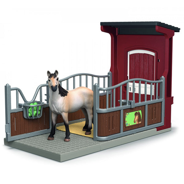 Schleich Ponybox with Mustang mare