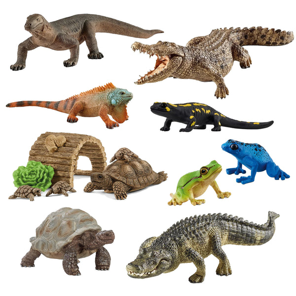 Schleich Reptiles and Amphibians – 12 piece set