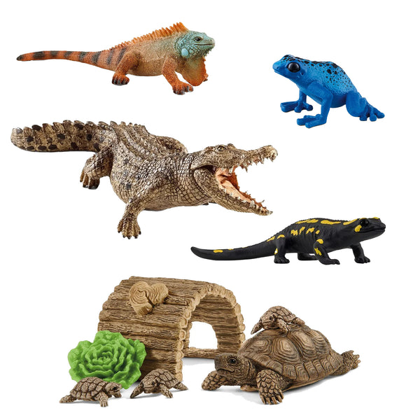Schleich Reptiles and Amphibians – 8 piece set