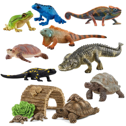 Schleich Reptiles and Amphibians – 12 piece set