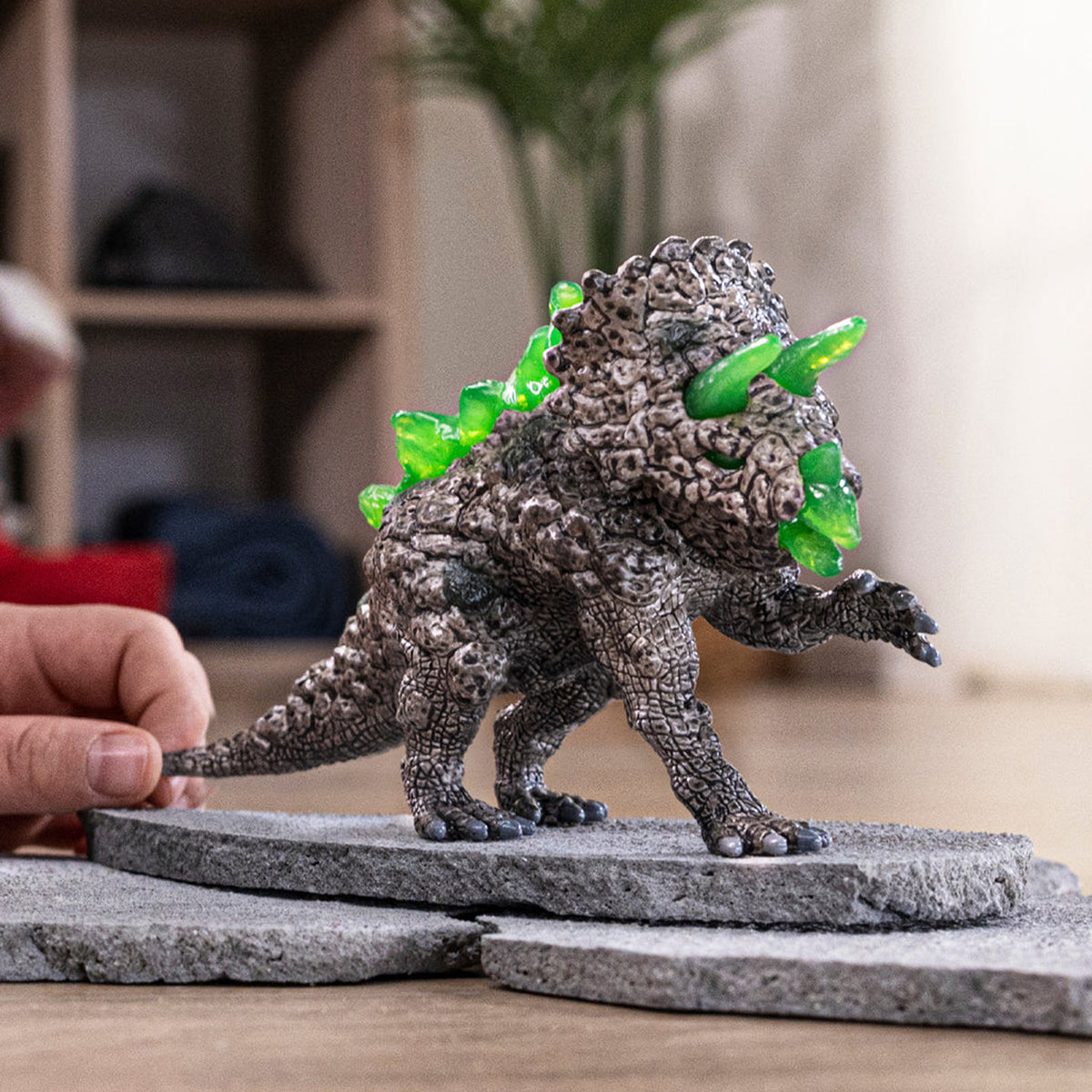 Schleich Stone Triceratops