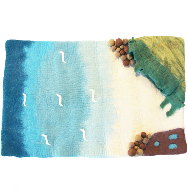 Tara Treasures: Sea and Rockpool Play Mat Playscape - Large