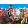 Playmobil Stuntshow Motobike with Fire Wall