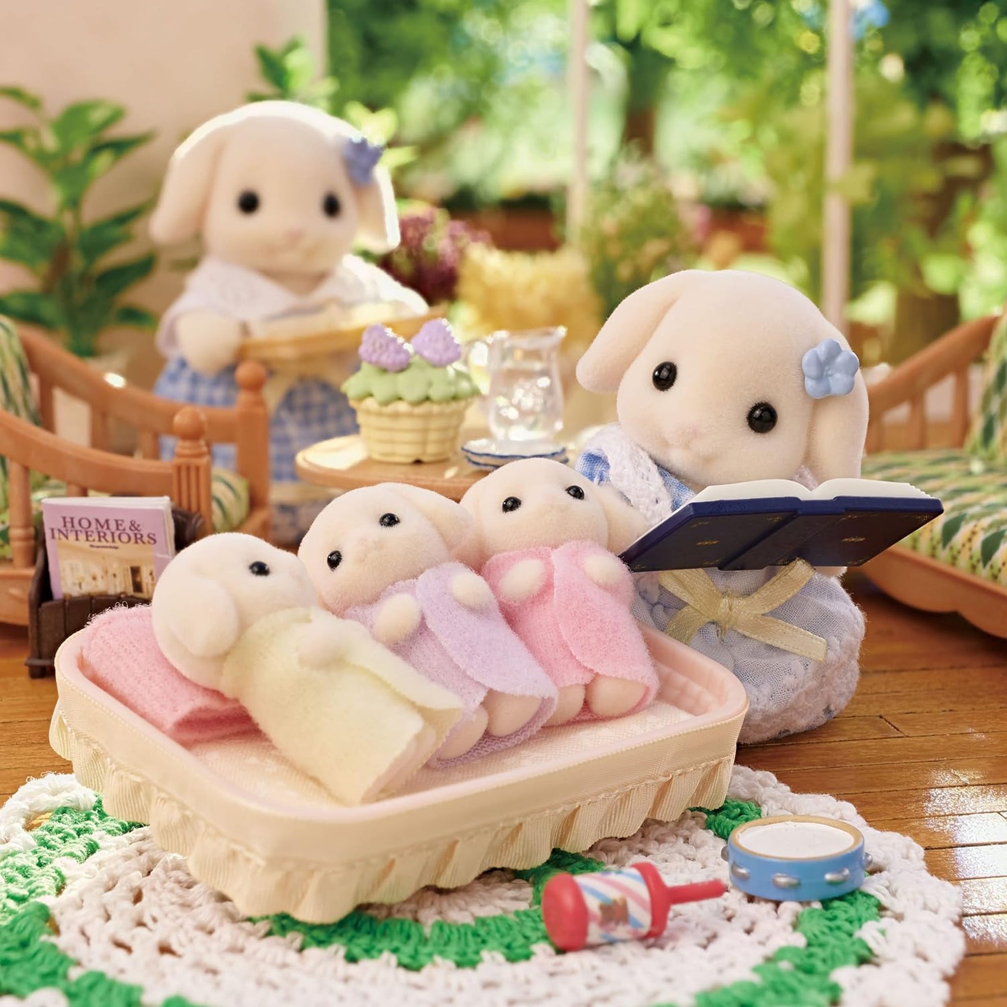 Sylvanian Families Flora Rabbit Family – Animal Kingdoms Toy Store