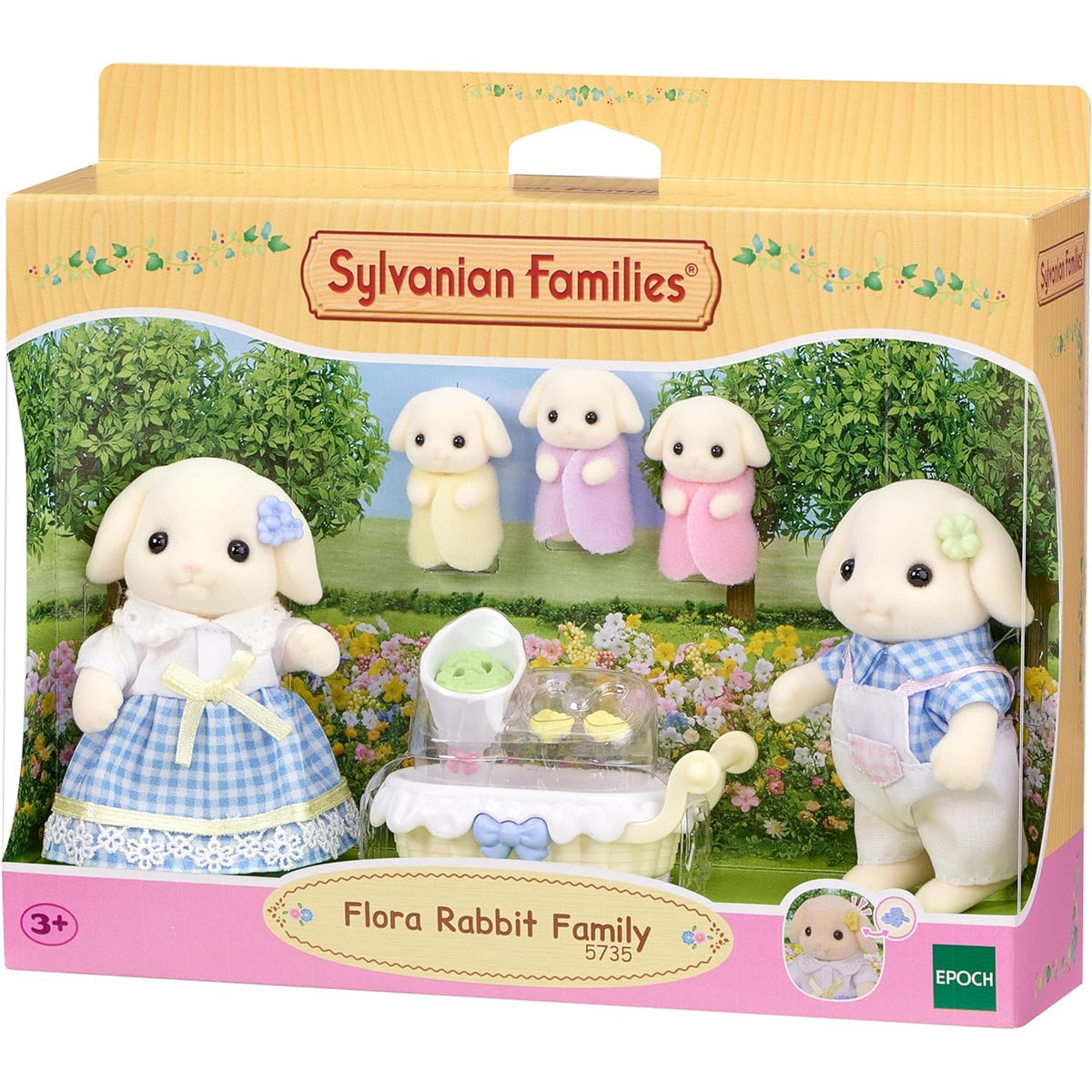 Sylvanian Families Flora Rabbit Family – Animal Kingdoms Toy Store