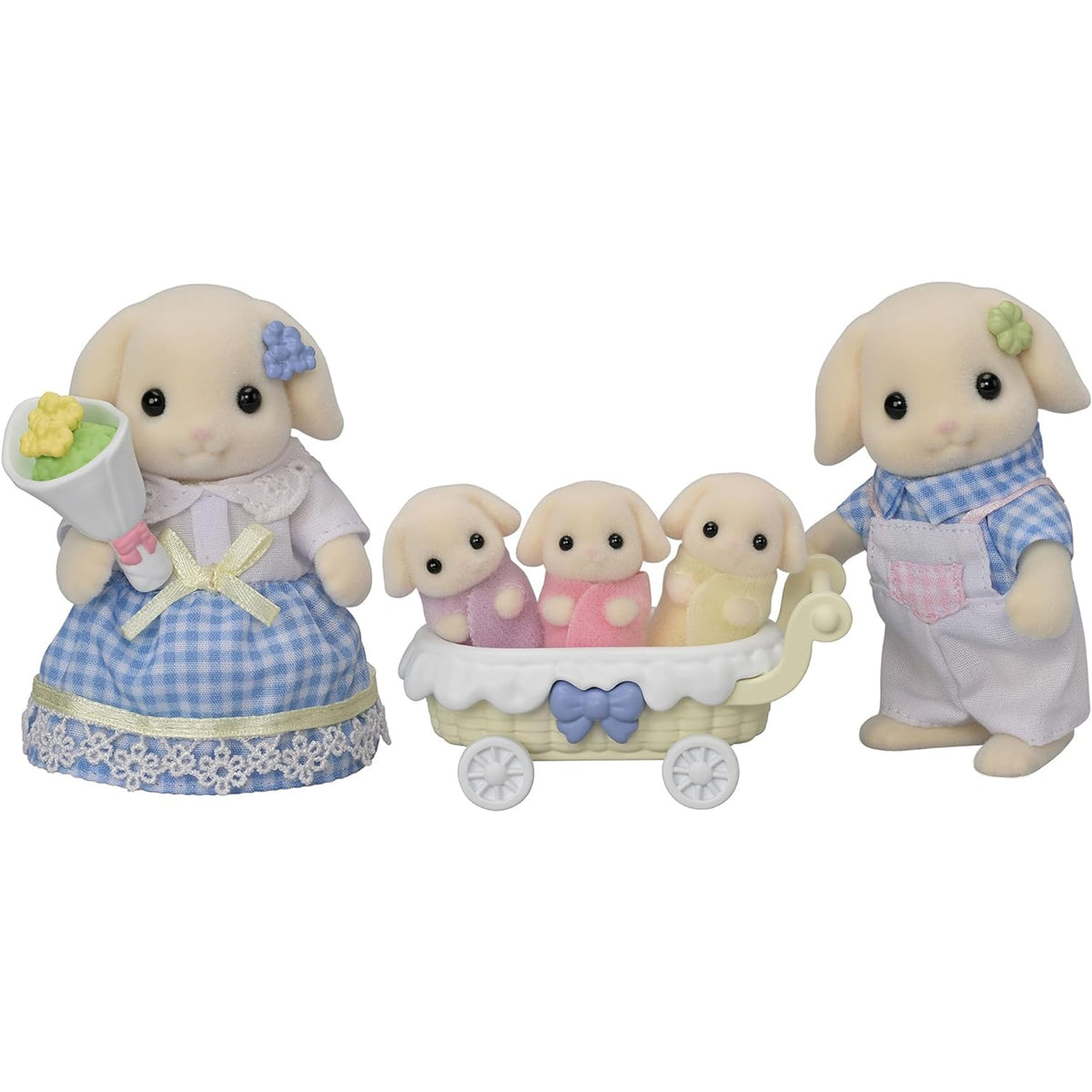 Sylvanian Families Flora Rabbit Family – Animal Kingdoms Toy Store