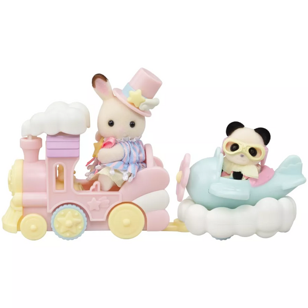Sylvanian Families Amusement Park Ride - Plane & Train
