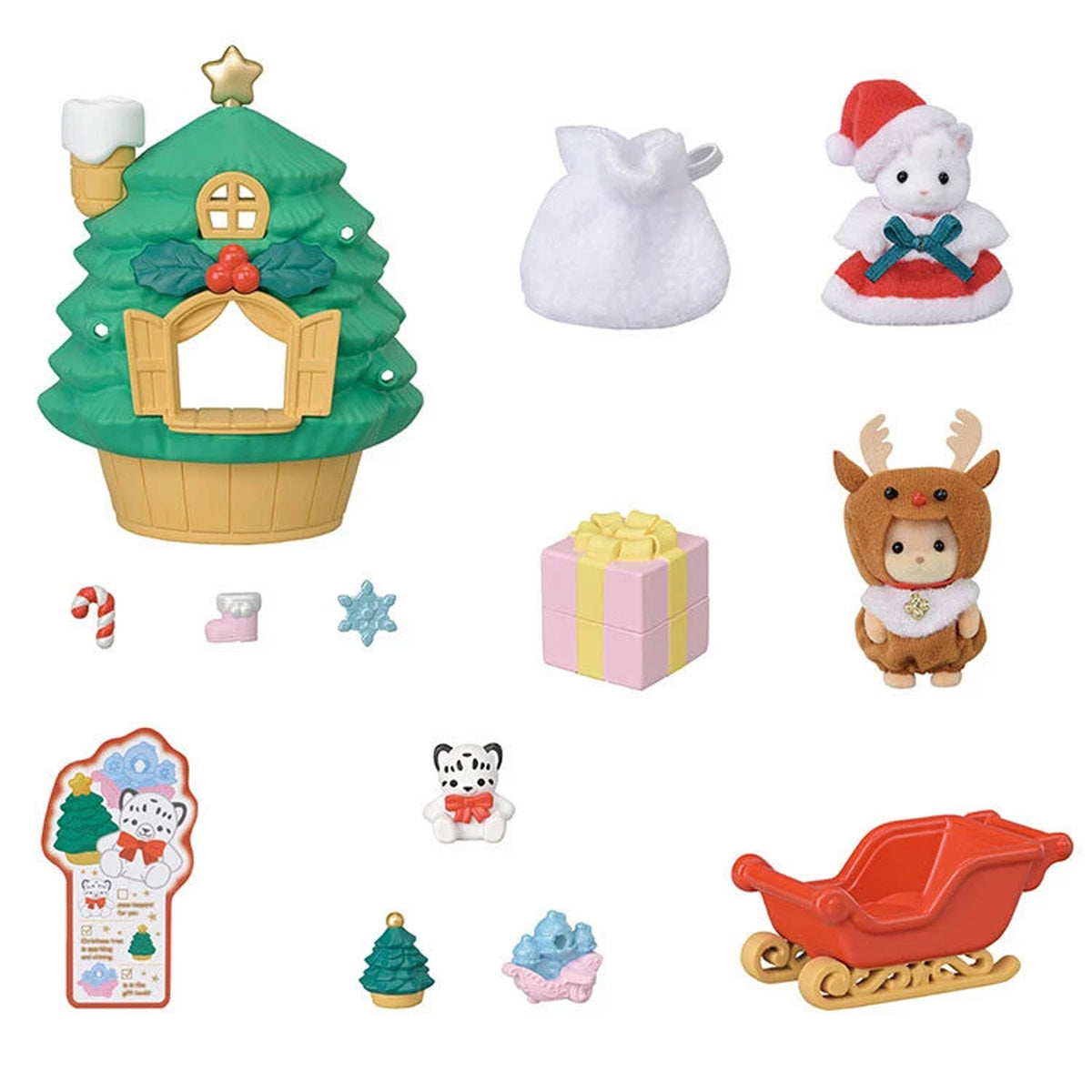 Sylvanian Families Baby Santa's Christmas Tree House