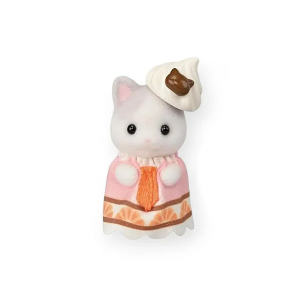 Sylvanian Families Baking Baby Party Series - Exclusive Latte Cat baby