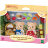 Sylvanian Families Biscuit Bear Sister & Brother - Delicious Picnic