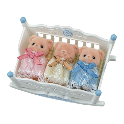 Sylvanian Families Biscuit Bear Sleepy Triplets