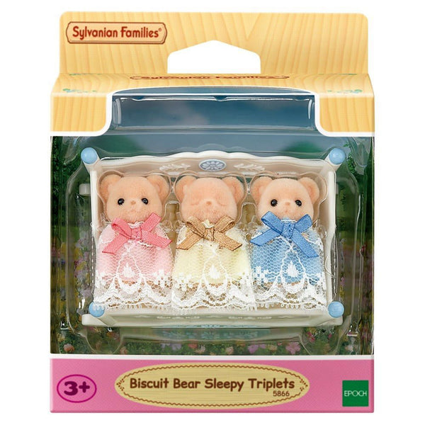 Sylvanian Families Biscuit Bear Sleepy Triplets