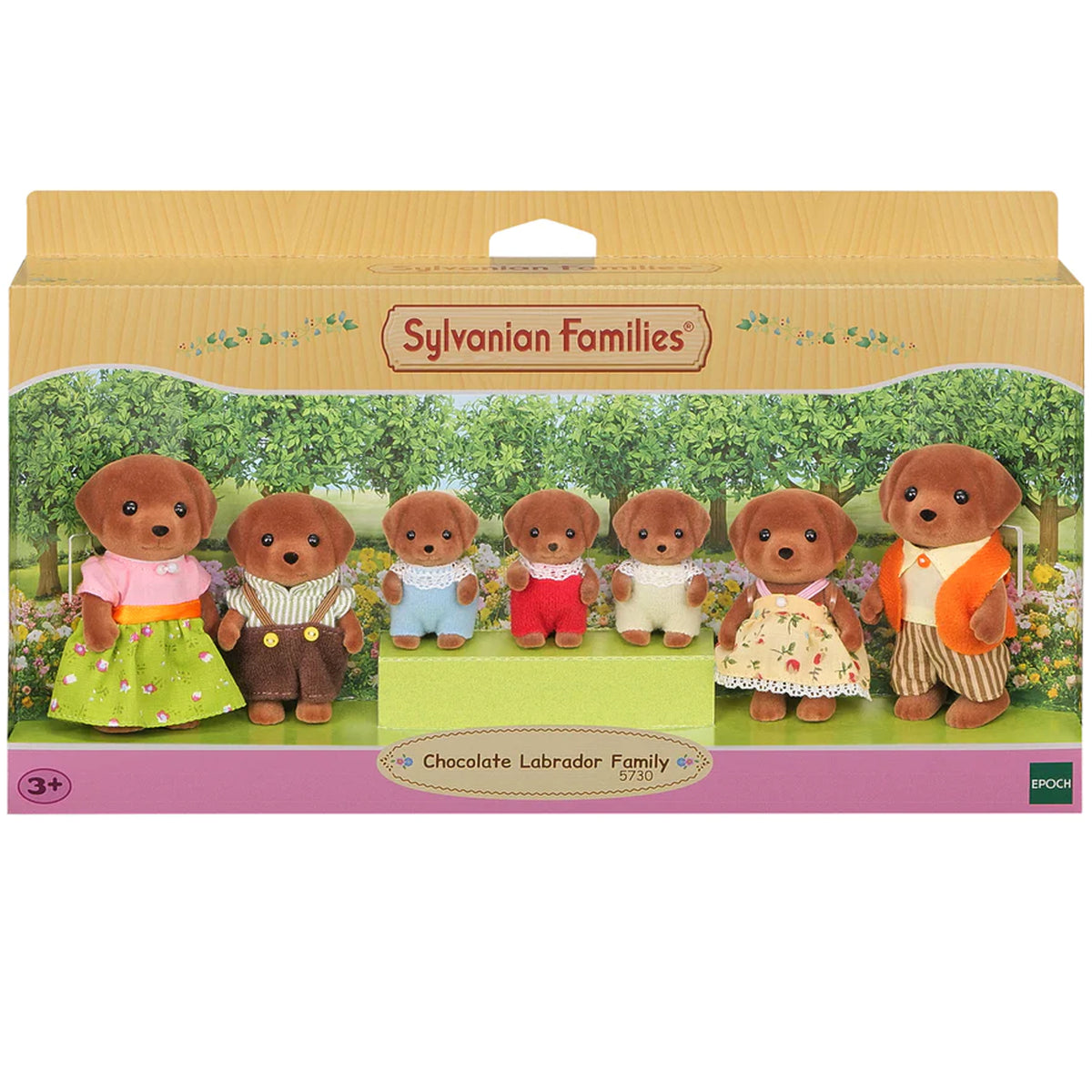 Sylvanian Families Chocolate Labrador Family