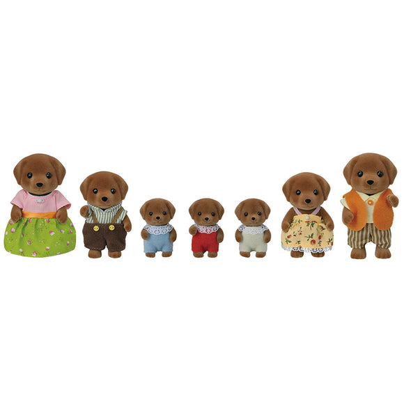 Sylvanian Families Chocolate Labrador Family