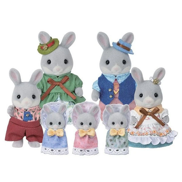 Sum Rabbit Family Sylvanian Families Cottontail Rabbit Family Celebration Set – Animal ...