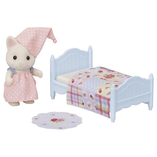 Sylvanian Families Floral Cat Girls Naptime Set