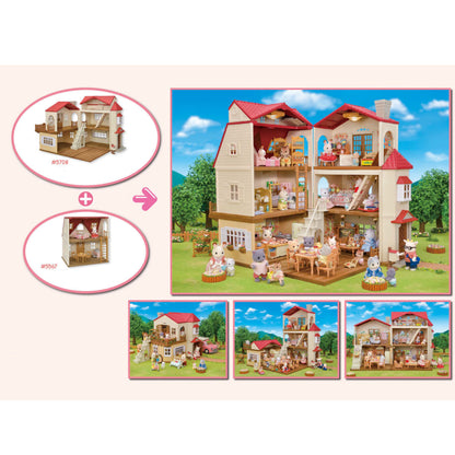 Sylvanian Families Red Roof Home Secret Attic