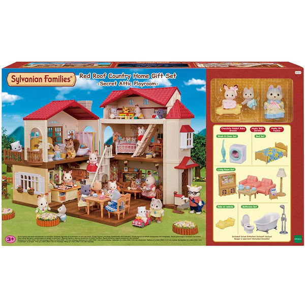 Sylvanian Families Red Roof Home Secret Attic Gift Set