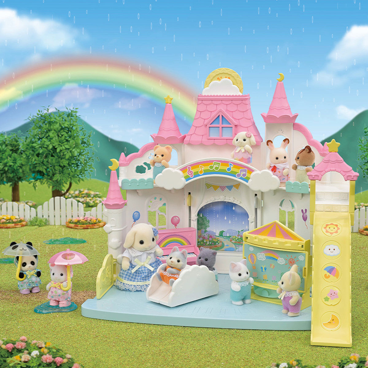 Sylvanian Families Sunny Castle Nursery Set