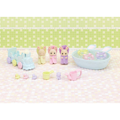Sylvanian Families Triplets Baby Bathtime Set