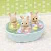 Sylvanian Families Triplets Baby Bathtime Set