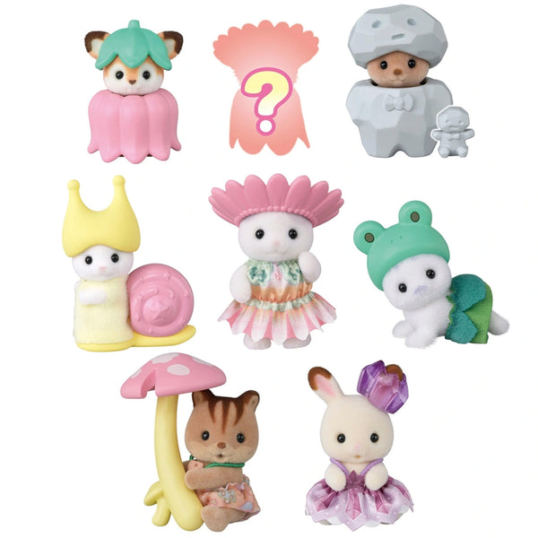 Sylvanian Families Baby Woodland Fairy Costume Blind Bag - Complete set of 8