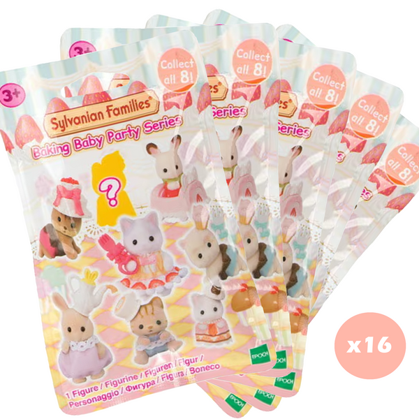 Sylvanian Families Baking Baby Party Series x16 - Sealed Box