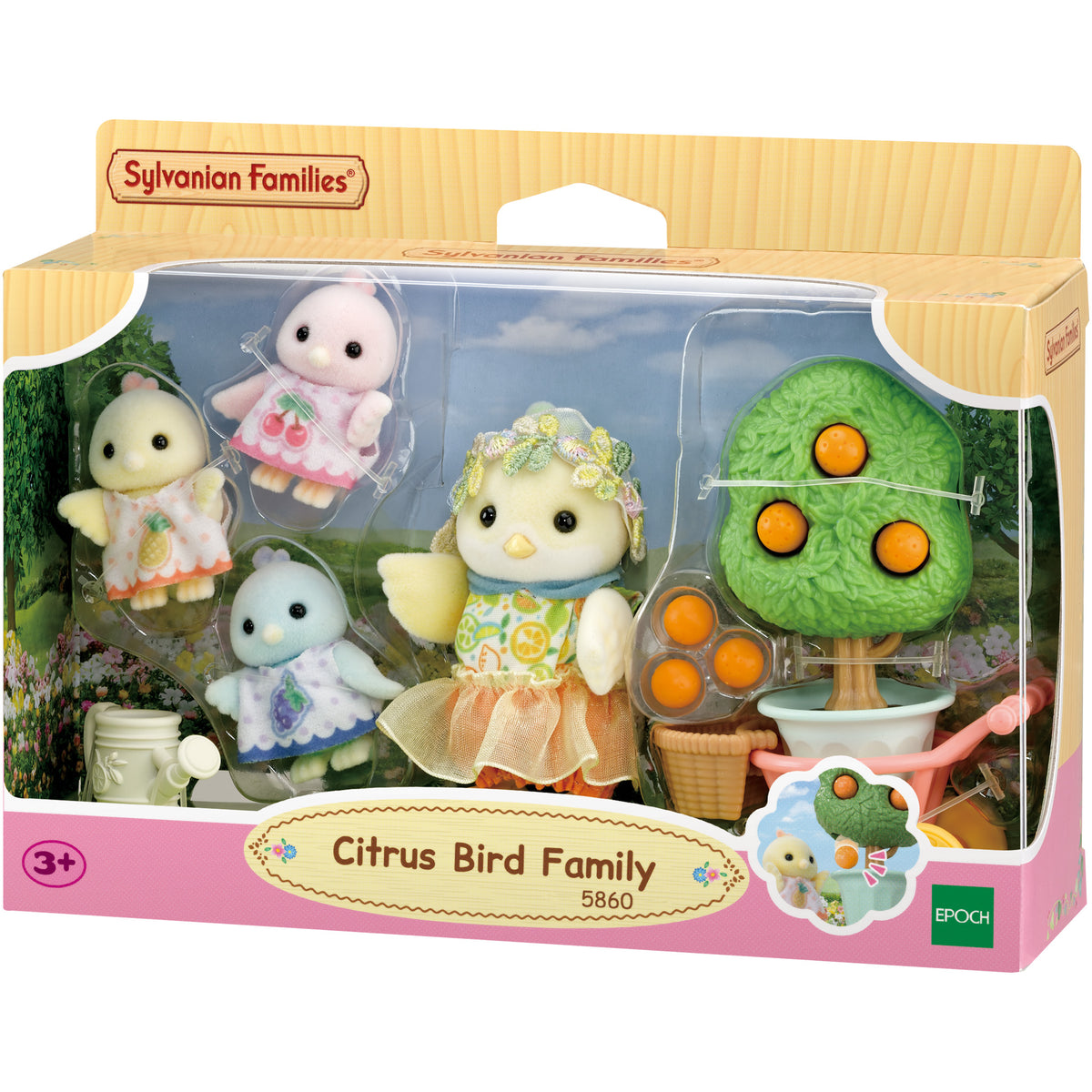 Sylvanian Families Citrus Bird Family