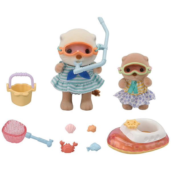 Sylvanian Families Sea Otter Sisters - Splashy Snorkel Set