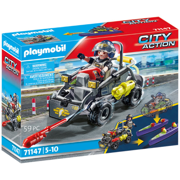 Playmobil Tactical Unit - Multi Terrains Quad - Pre Sale