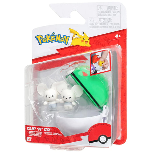 Pokemon Clip And Go Tandemaus with Friend Ball
