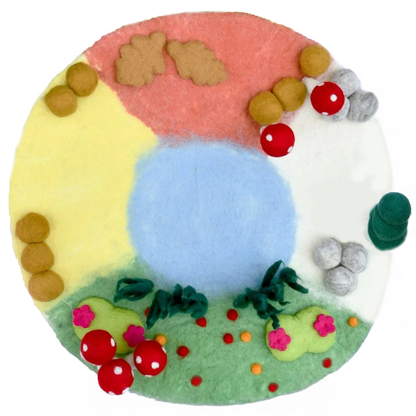 Tara Treasures: Four Seasons Play Mat Playscape - Small