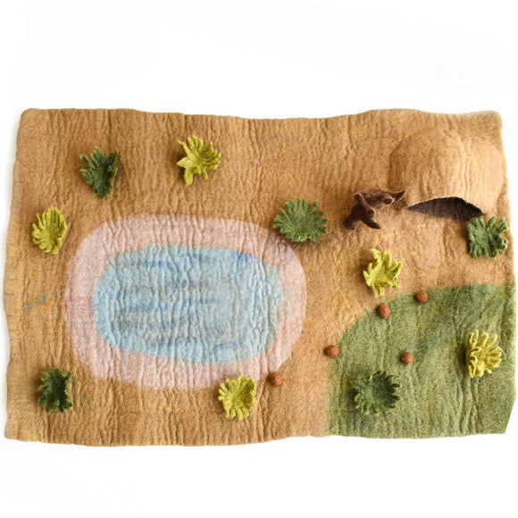 Tara Treasures: Safari Play Mat Playscape - Large