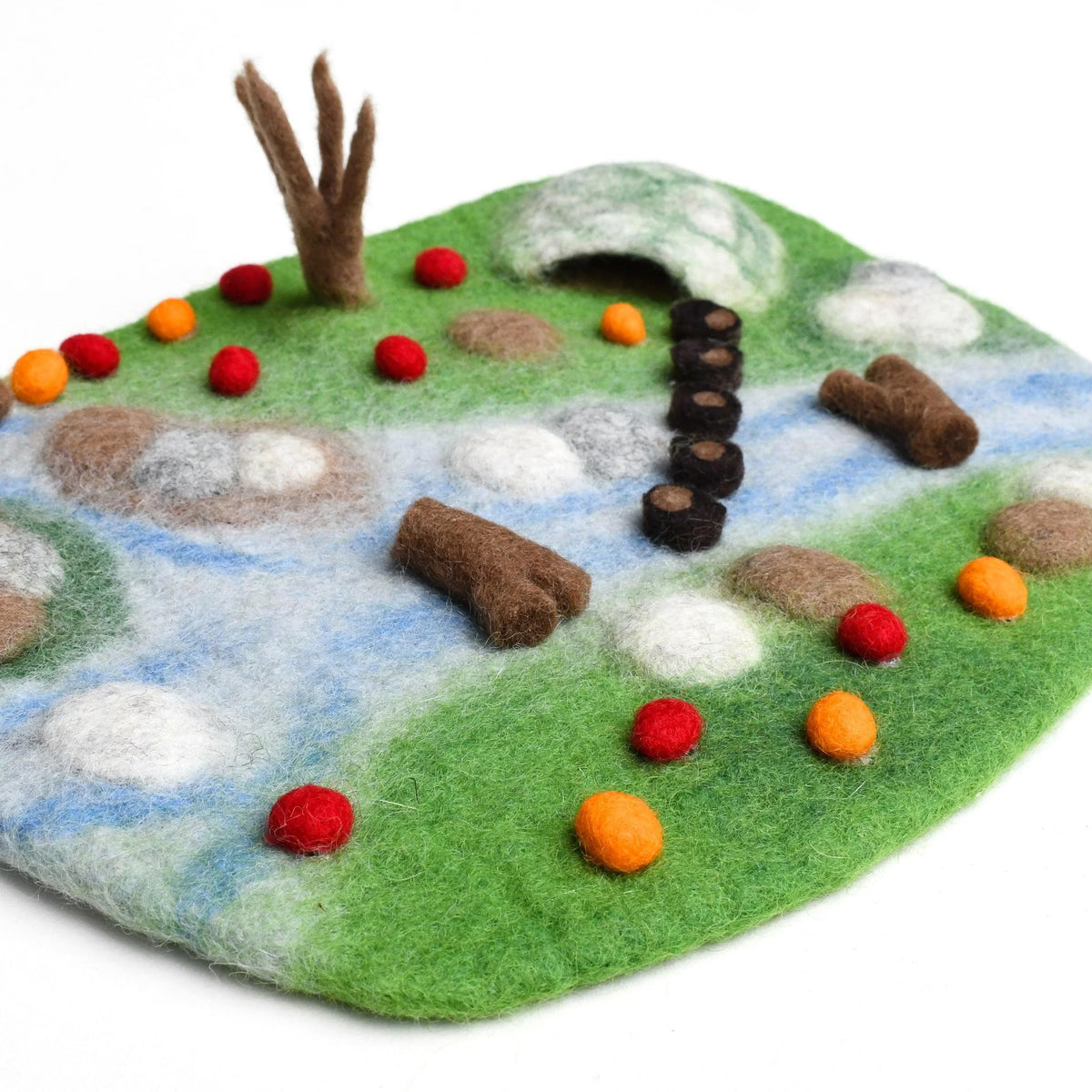 Tara Treasures: Woodland River Play Mat Playscape