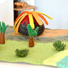 Tara Treasures: Dinosaur Land with Volcano Play Mat Playscape - Large
