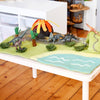 Tara Treasures: Dinosaur Land with Volcano Play Mat Playscape - Large