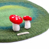 Tara Treasures: Toadstool Mushroom Play Mat Playscape