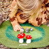 Tara Treasures: Toadstool Mushroom Play Mat Playscape