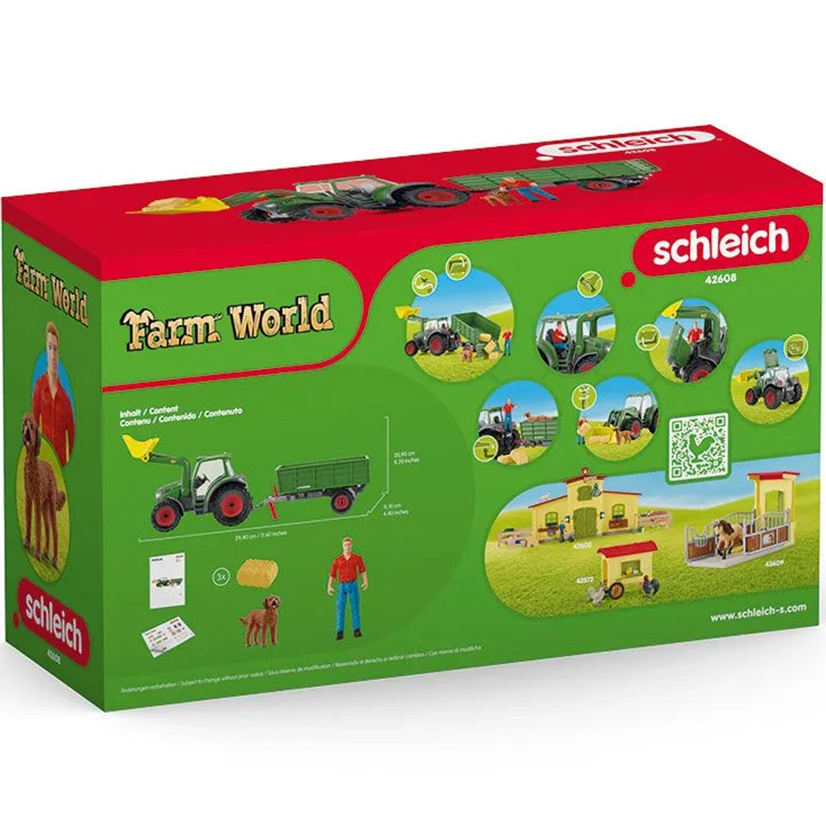Schleich Tractor with Trailer