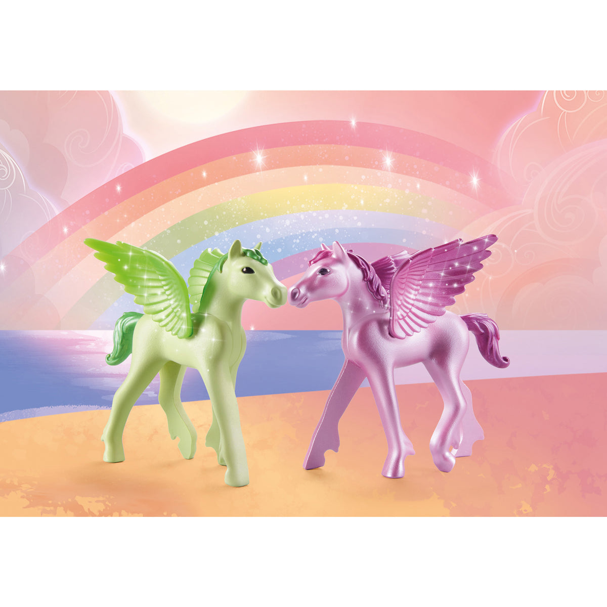Playmobil Trip with Pegasus Foals in the Clouds