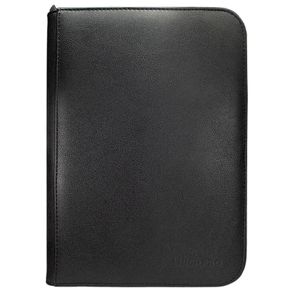 ULTRA PRO Binder - Vivid 4-Pocket Zippered Pro-Binder: Black