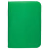 ULTRA PRO Binder - Vivid 4-Pocket Zippered Pro-Binder: Green